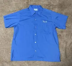 Hilton ヒルトン 70's ボーリングシャツ グリーン サイズM 青タグ