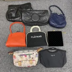 レスポートサックなど　レディースバッグ ポーチまとめ売り 8点セットのサムネイル