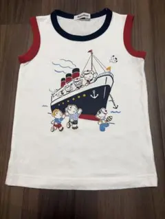 美品　ファミリア　セーラー　マリン　Tシャツ　90 極美品】ファミリア セーラー マリン Tシャツ 90 - メルカリ