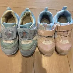 アナ雪　ムーンスター　スニーカー2足セット　18.0