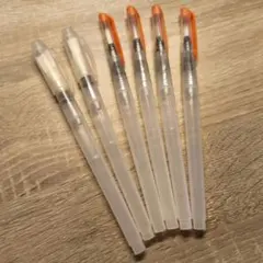 訳あり 水筆 水筆ペン ウォーターブラシ 6本