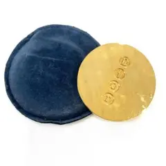 Y508-14 クリスチャンディオール ラウンドコンパクトミラー ゴールド