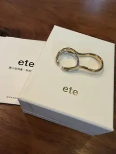 ete バイカラー ダブルリングカフ＃13