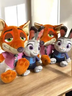 ズートピア ぬいぐるみセット ニック・ジュディ2セット