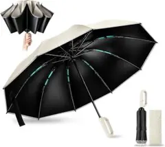 日傘 折りたたみ傘10本骨 晴雨兼用 UVカット99% 遮光遮熱 UPF50+のサムネイル