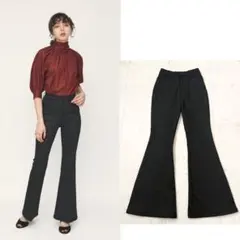 極美品✨SLY JEANS フレアデニムパンツ　ブラック　23インチ