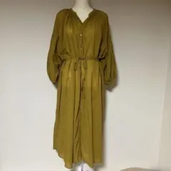 【美品】LOWRYS FARM. ボイルロングマエアキワンピース