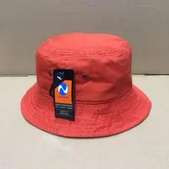ニューハッタン☆バケハ☆バケットハット☆オレンジ☆L/XLサイズ