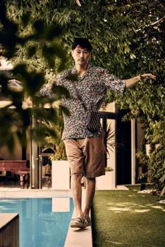 Paul Smith 半袖シャツ Rizo Floral 柄シャツ アロハ　窪塚のサムネイル