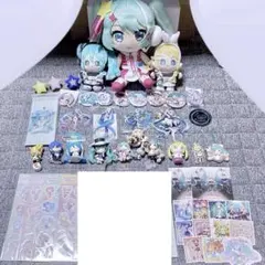 キャラ福くじ ピアプロ 初音ミク ぬいぐるみ アクスタ - メルカリ
