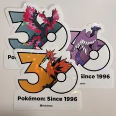 ポケモン30周年記念ステッカー メガフェスタ 韓国限定 ミライドン