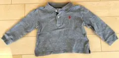 Ralph Lauren 18M（日本サイズ85) グレー 長袖シャツ