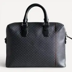 極美品 dunhill エンジンターン ビジネスバッグ