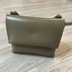 【美品】YAHKI ショルダーバッグ グレーベージュ