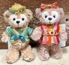 ダッフィー シェリーメイ 35周年 ぬいぐるみバッジ