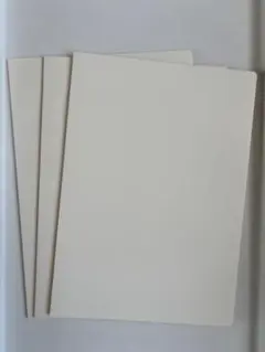 製本済み白い本 3冊セット 手作り絵本に♪