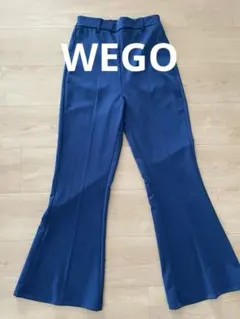 【新品・未使用】WEGO フレアパンツ Sサイズ　ブルー
