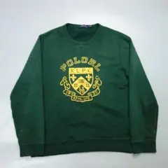 m*g様 9670 ポロラルフローレン カレッジロゴプリント スウェット M