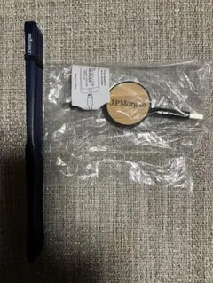 非売品　J.P.Morgan 扇子 アダプター　充電器