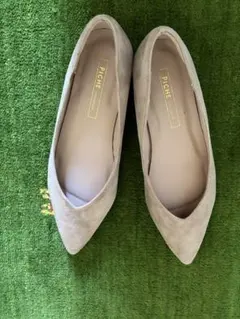 【美品】PICHE ABAHOUSE ポインテッドトゥ フラットシューズのサムネイル