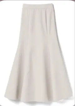 GRL マーメイドフレアスカート　クリーム色 ロング