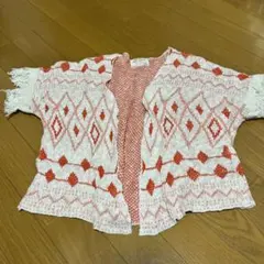 ZARAキッズ　柄カーディガン