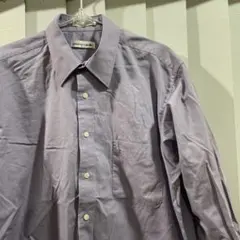 pierre cardin 薄紫 ボタンダウンシャツ