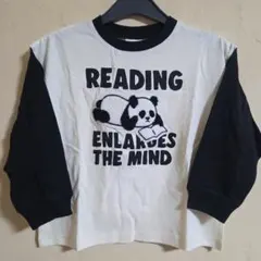 新品 BREEZE パンダ刺繍Tシャツ 110cm