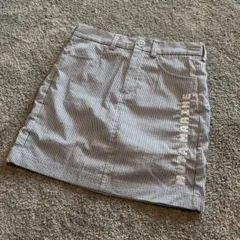 【MUTA MARINE】ストライプ ゴルフスカート インナー付き