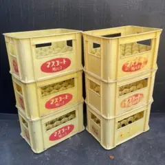 ジュース瓶ケース 6個 コンテナ ケース ボックス ビールケース