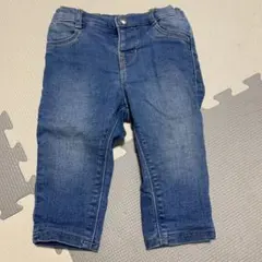 H&M デニムブルー カジュアルパンツ 6M