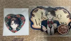 にじさんじ Rose Valentine 三枝明那 ハート缶バッジ 缶バッジ