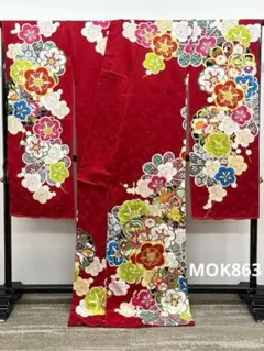 振袖 豪華 京友禅 銀通し 紋意匠 身丈166cm MO2755 - メルカリ