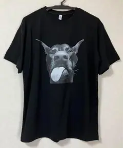 【未使用品】 Tシャツ　犬　ドッグ　dog　ドーベルマン　XL　犬好き　おもしろ