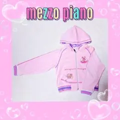 ❤メゾピアノ❤ベリエちゃん✨ベリーちゃん✨ベロアパーカー✨平成レトロ❤ピンク❤