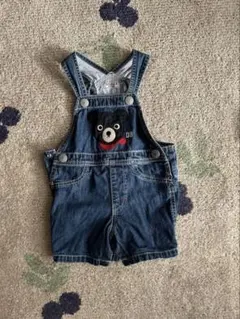 デニムオーバーオール フリーサイズ　ダブルビー