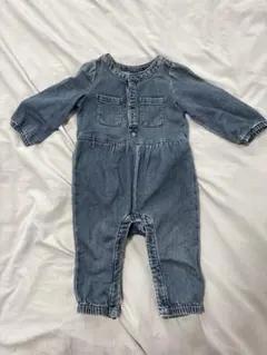baby gap ロンパース　長袖　デニム　3-6m