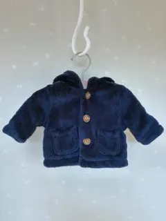 baby GAP くま耳フード フリースジャケット（50） ネイビー