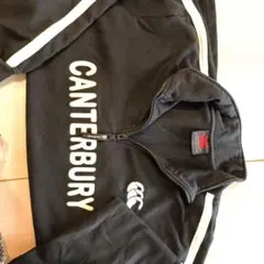 CANTERBURY ハーフジップ スウェット ブラック M