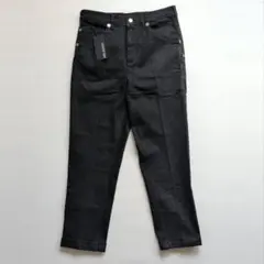 新品 Neil Barrett ブラック デニム ルーズテーパードジーンズW30のサムネイル