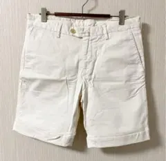 Gymphlex(ジムフレックス) ハーフパンツ　ショートパンツ　白　生成のサムネイル