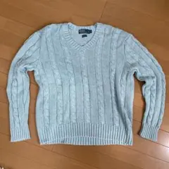 Polo by Ralph Lauren シルク100% ケーブルニットのサムネイル