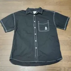 x-girl ブラック 半袖シャツ M