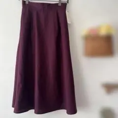 chocol raffine robeタグ付き未使用タックフレアロングスカート