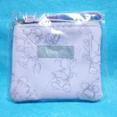 販売価格1100円　Disney 100 ストラップ付きミニポーチ