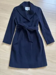 美品　UNTITLED ネイビー コート S