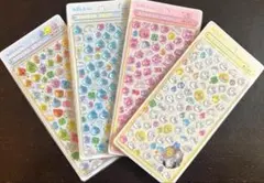 【4枚セット】しずくちゃんbonbonドロップmini しずく　立体シール