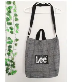 Lee グレンチェック トートバッグ ショルダーバッグ