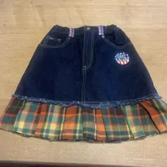 エンジェルブルー　デニムスカート　150