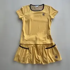 FILA テニス　イエロー スカート付きトップスのサムネイル